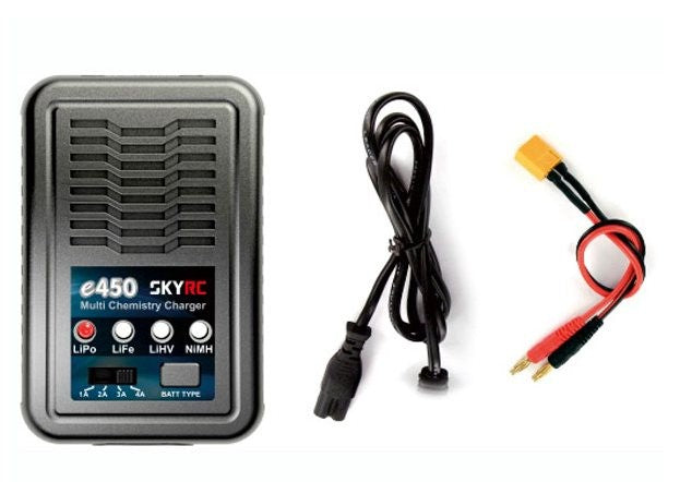 Multilader LiPo/LiFe/liHV/NiMH - Sky RC e450 - 4 amp ladning!
