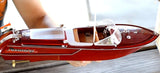 Flytec fjernstyret retro motorbåd