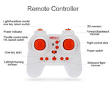 Mini quadcopter drone m.kraftigt lys til aften/nat