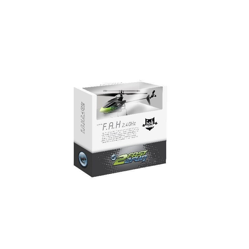 Hurtig fjernstyret mini helikopter (2fast2fun FAH)
