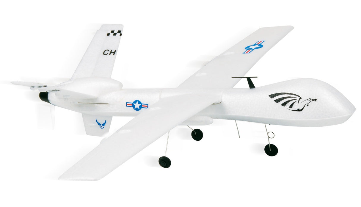 Fjernstyret militærdrone efterligning,