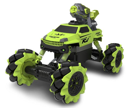 Fjernstyret crawler med "sidelæns kørsel" samt pile-skud el. bobler!