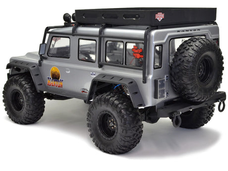 Stor flot fjernstyret offroader