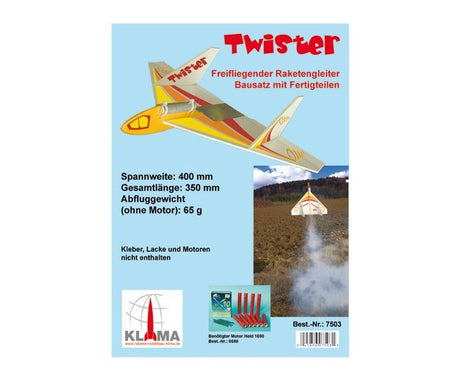 Twister, svæveflyver til brug med raketmotor