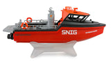 Fjernstyret redningsbåd med brushless jetdrev – RTR