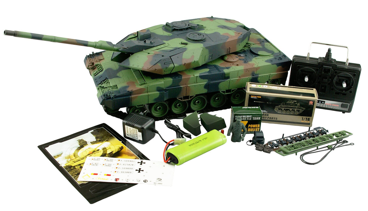 Panzer Leopard 2 A6 2,4Ghz 1/16 scale with smoke & sound - 23034