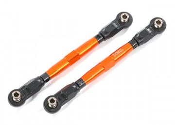 Traxxas 8948A Toe Links Front Adjustable Alu Orange w/ Wrench (2) Maxx, Maxx Slash