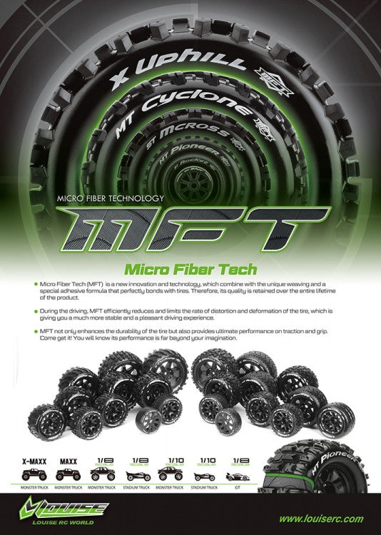 Tires & Wheels MT-PIONEER Maxx Soft Black (MFT) (2) L-T3329SB