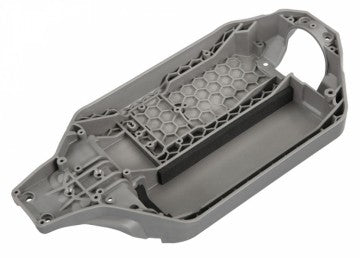 Traxxas 6723R Main Chassis (Long Battery) Gray Rustler 4x4