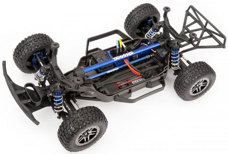 Traxxas 6730x - Chassis Brace Kit Alu Blue