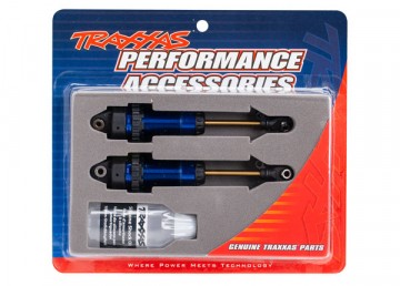 Traxxas 7462 Shocks Alu Blue GTR XX-Long without springs (2)