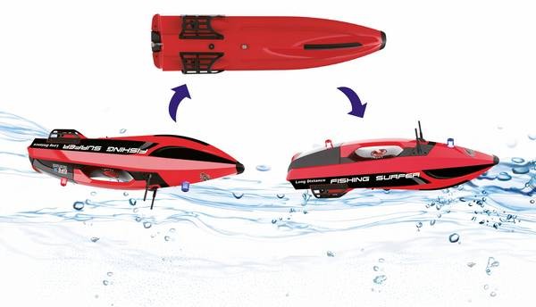 Fishing Surfer RC Foderbåd