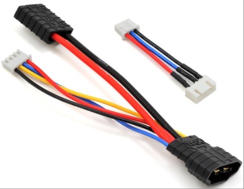 Adapterkabel til ladning af Traxxas ID stik i alm lader 2s 3s 4s