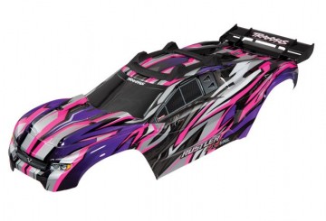 Traxxas 6717P Body Rustler 4x4 Pink Complete Clipless