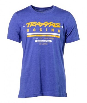 Traxxas 1382-L T-shirt Blue Traxxas Racing Heritage L (Premium)