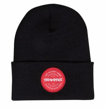 Traxxas 1181-BLR-AD Beanie Black Traxxas Token Adult
