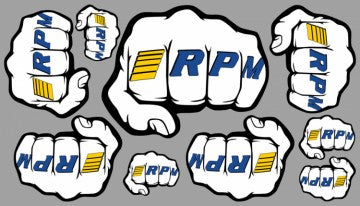 RPM Decal Sheet Fist Logo RPM - 70020