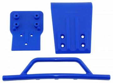 RPM Bumper & Skid Plates Front Blue Slash 4x4 - 80025