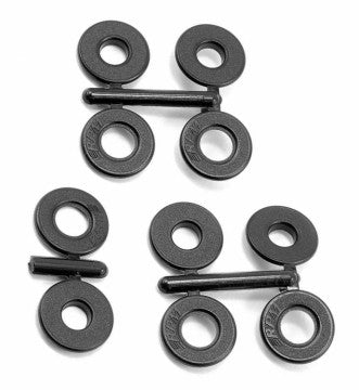 RPM Body Savers 6mm Posts Black (5) - 80332