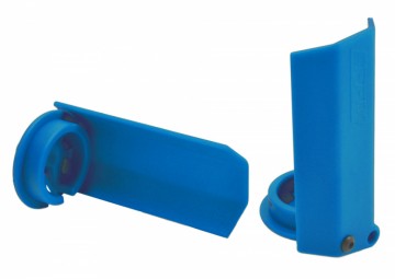 RPM Shock Shaft Guards Blue (2) X-Maxx - 80435