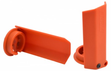 RPM Shock Shaft Guards Orange (2) X-Maxx - 80438