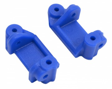 RPM Caster Blocks Blue (Pair) Rustler, Stampede, Slash -2WD - 80715