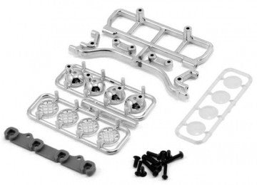 RPM Light Bar Roof (4 Lights) Chrome (LED not included) - 80783