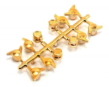 RPM Wheel Nuts & Knock Offs Gold Set 4mm - 80814