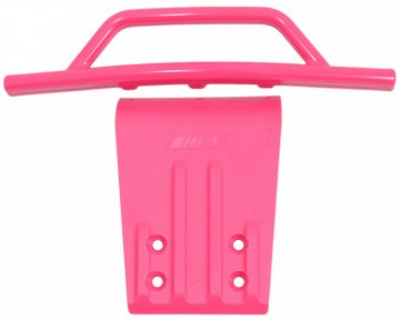 RPM Bumper and Skidplate Front Pink Slash 2WD, Nitro Slash - 80957