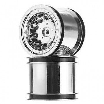 RPM Wheels Revolver 2.2" Chrome (2) Rustler, Stampede - 2WD Rear - 82053