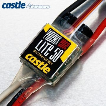 Castle Creations PHOENIX EDGE LITE 50 - 25V 50A ESC - 010-0113-00