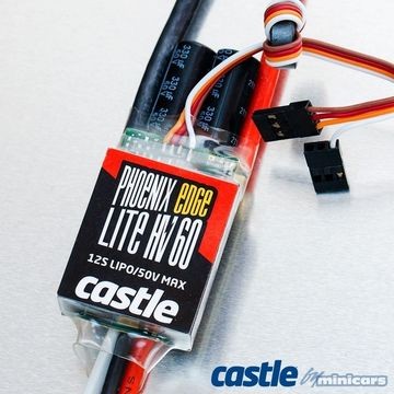 Castle Creations PHOENIX EDGE LITE HV 60 - 50V 60A ESC - 010-0117-00