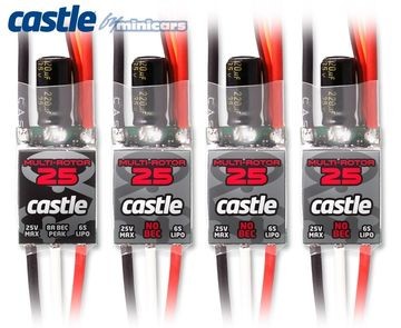 Castle Creations Quadpack 25 - Multirotor 4-Pack 25A ESCs - CC010-0132-00