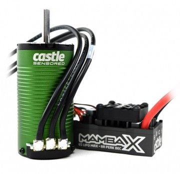 Castle Creations Mamba X SCT ESC Combo w 1415-2400KV 5mm Sensored Motor - 010-0160-01