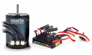 Castle Creations Mamba Micro X 12,6V Crawling, 1406-2280KV Sensor Combo - CC010-0162-02