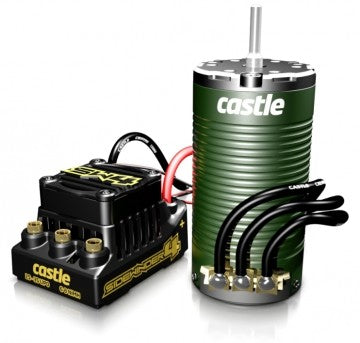 Castle Creations SIDEWINDER 4 12.6V ESC WP Combo 1415-2400KV Sensor Motor - 010-0164-07