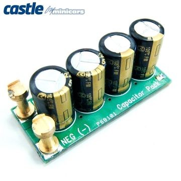 Castle Creations CASTLE CREATIONS CAPACITOR PACK, 12S MAX (50.0V), 1100UF - 011-0002-02