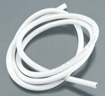 Castle Creations WIRE, 36", 08 AWG, WHITE - 011-0029-00