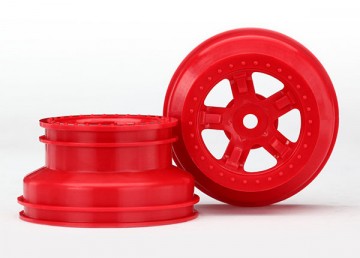Traxxas 7673R Wheel SCT Red  LaTrax PreRunner (2)
