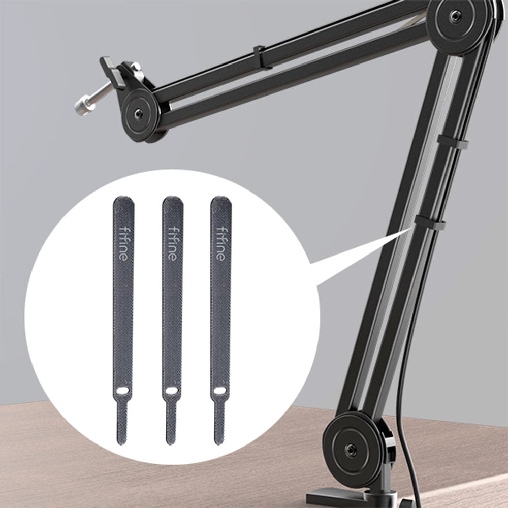FIFINE BM63 Super Steady Full Metal Heavy Boom Arm Stand, Black