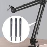 FIFINE BM63 Super Steady Full Metal Heavy Boom Arm Stand, Black