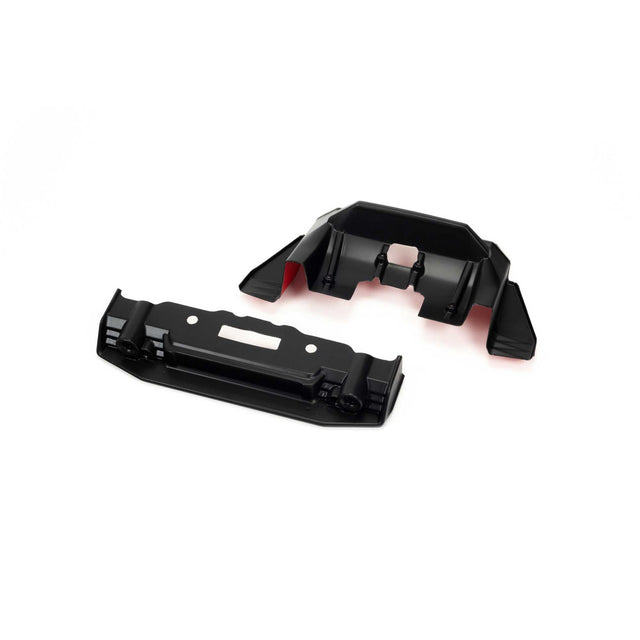 ARRMA Painted Splitter And Diffuser Black/Red FELONY 6S BLX