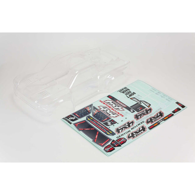 ARRMA Senton 4X4 Clear Body with Decals And Window Masks