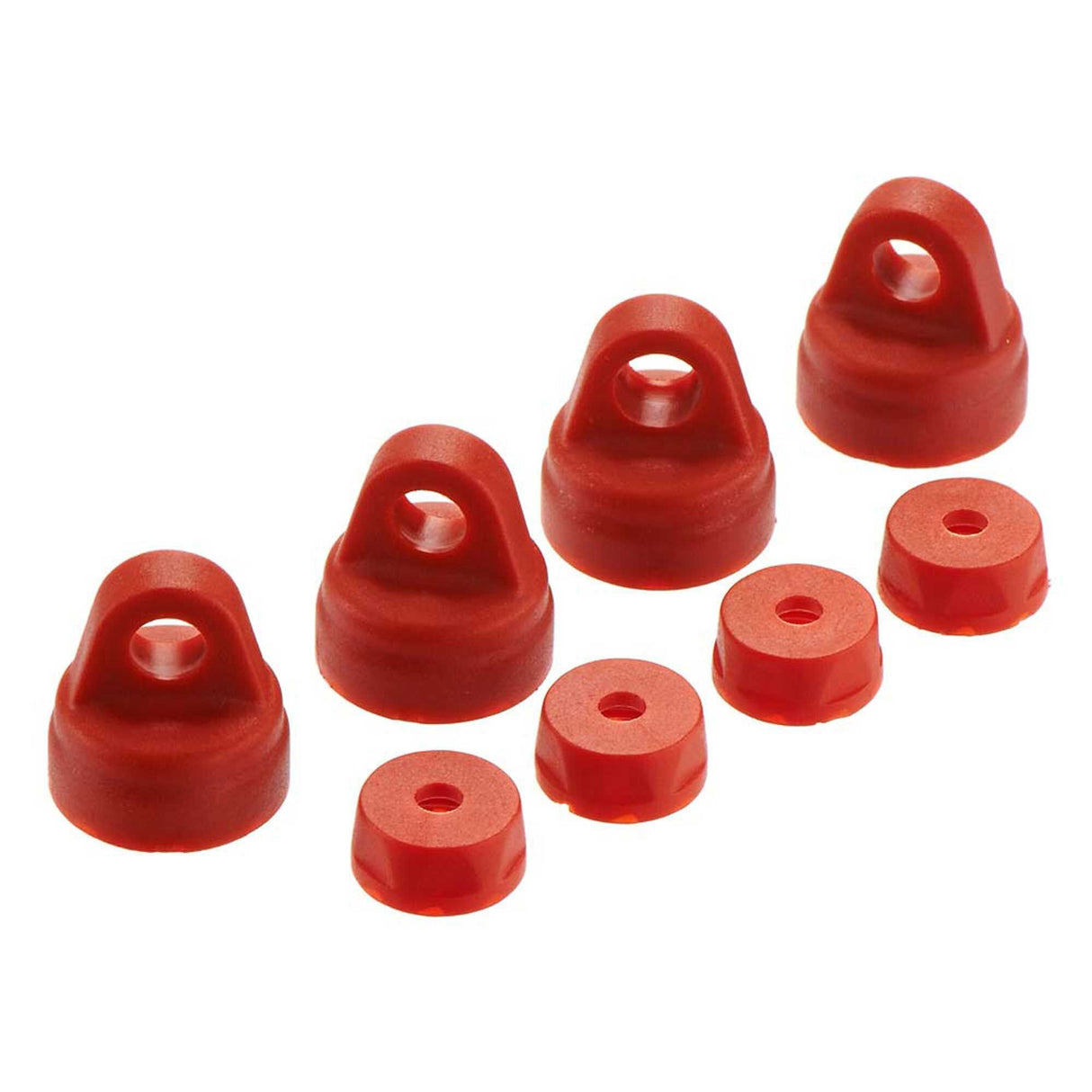 ARRMA Shock Cap Set Red (4)