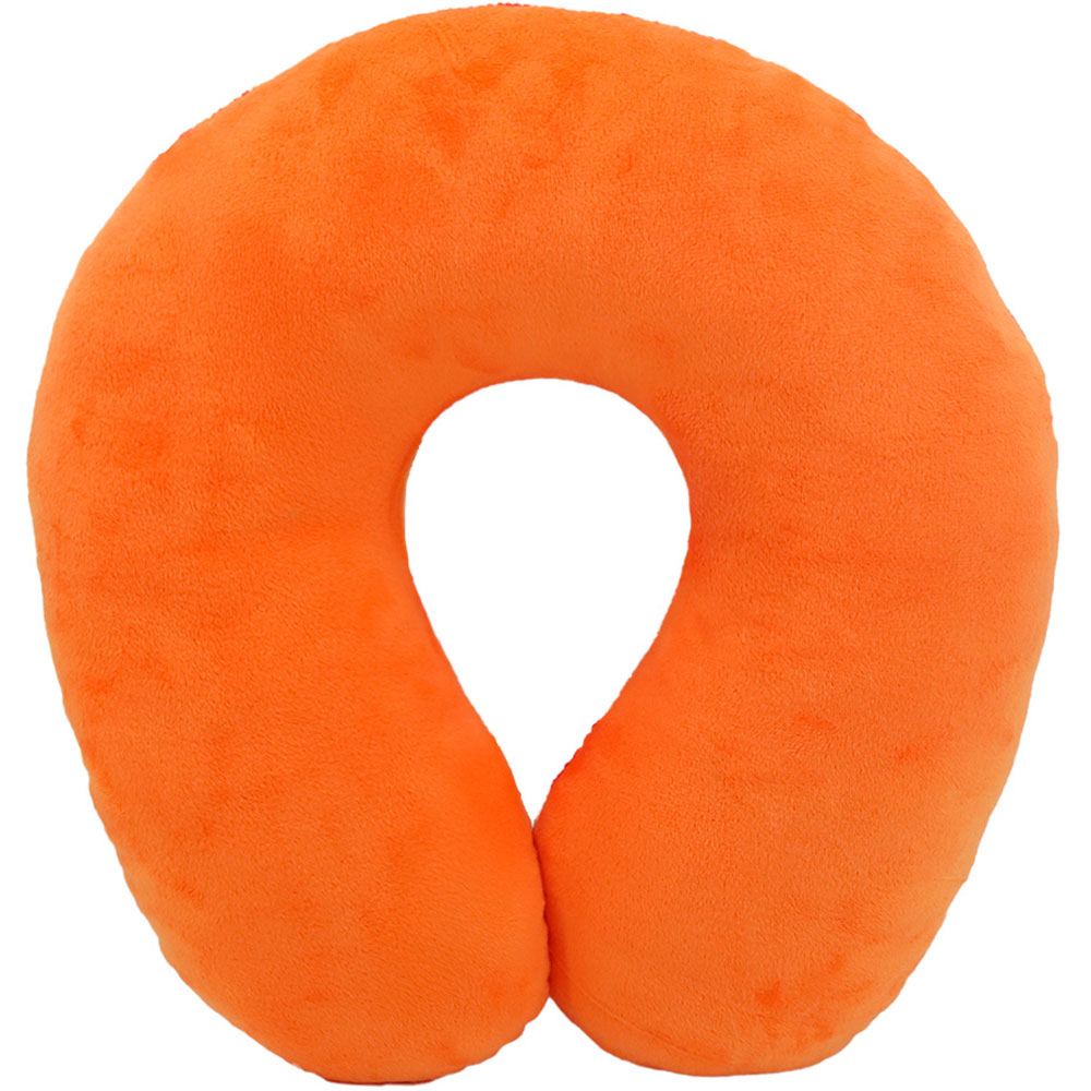 Plush travel pillow "World of Tanks" Red pattern, 36 cm