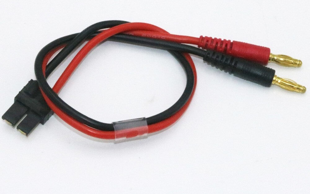 Bullet 4mm to TRX male cable 300mm