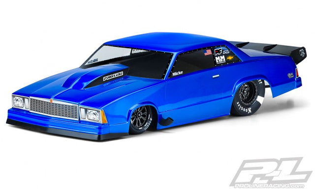 Proline Body 1978 Chevrolet Malibu Clear Slash 2WD Drag Car