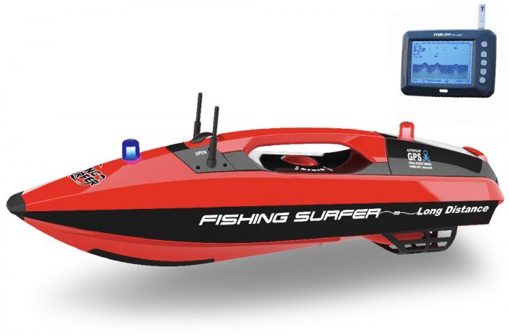Fishing Surfer RC Foderbåd