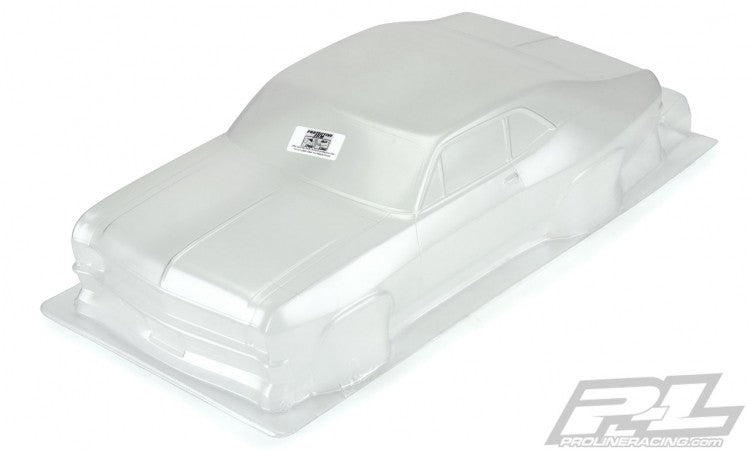 Body 1969 Chevrolet Nova Clear Slash 2WD Drag Car
