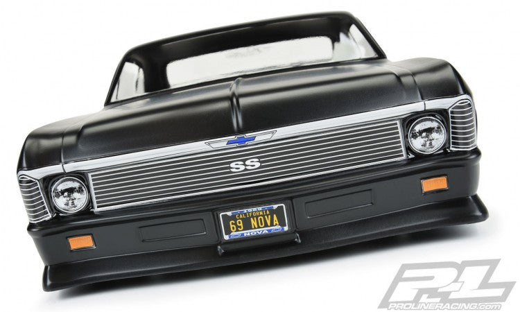 Body 1969 Chevrolet Nova Clear Slash 2WD Drag Car